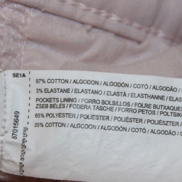 Mango Cotton Pleated Trousers, Pastel Pink
 Women Size 14 - Picture 11 of 11